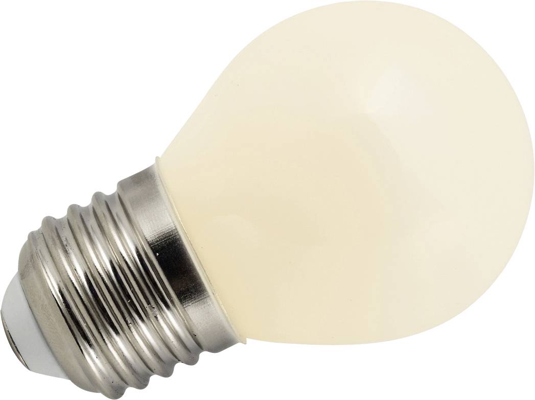 Glühbirne mit Metallgewinde und weißem Glaskolben; symbolisiert oft Licht oder eine Idee.