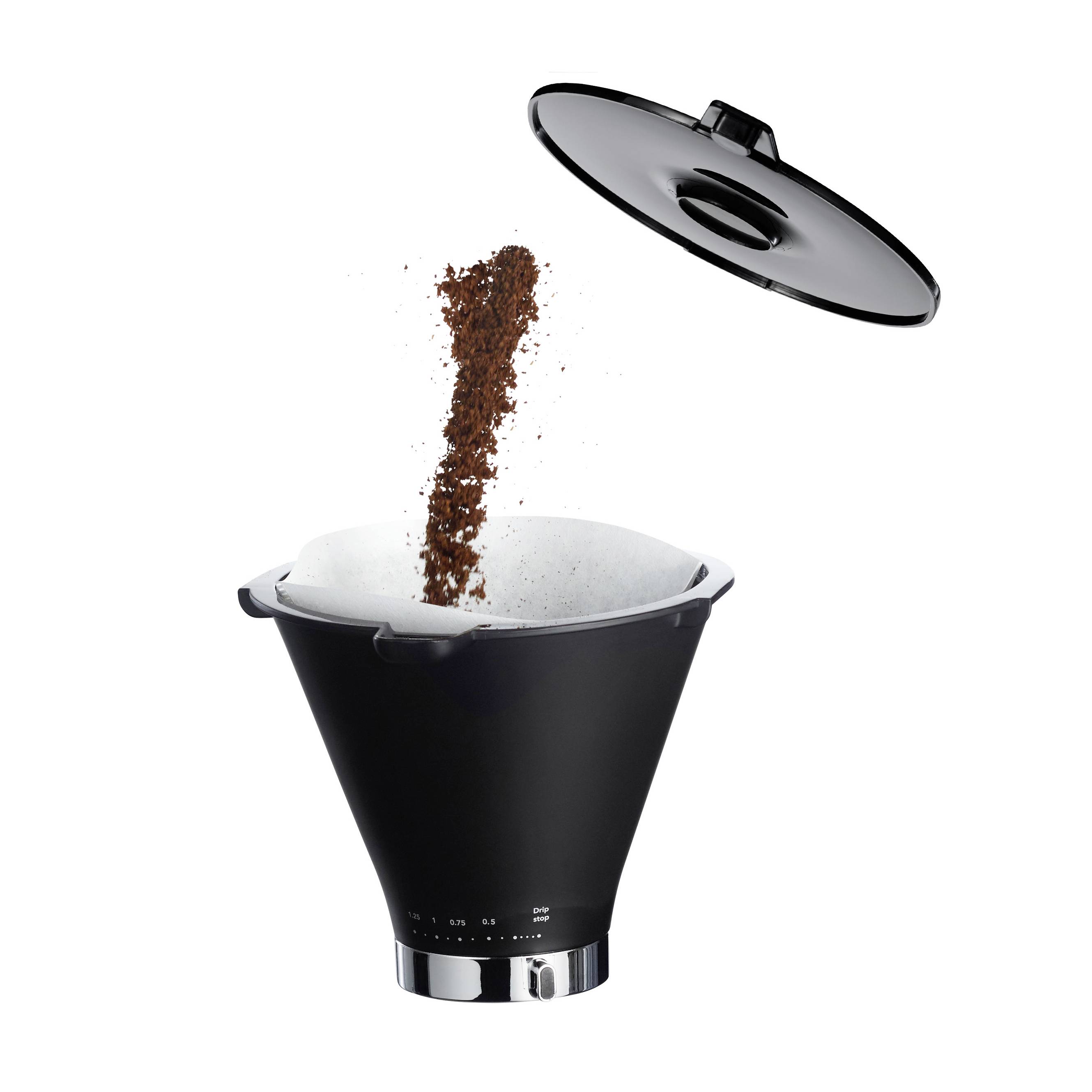 Wilfa WSP-2A Kaffeemaschine Aluminium Fassungsvermögen Tassen=12 Glaskanne