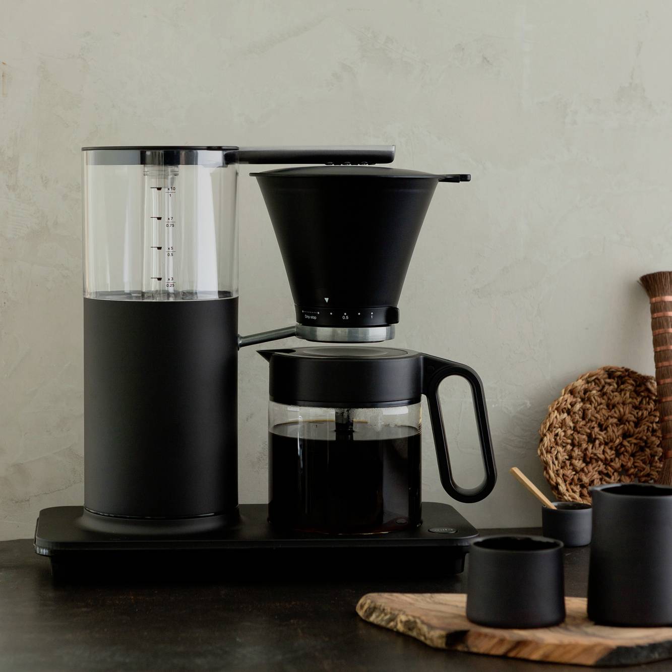 Wilfa CMC-100MB Kaffeemaschine Matt Schwarz  Fassungsvermögen Tassen=10 Glaskanne