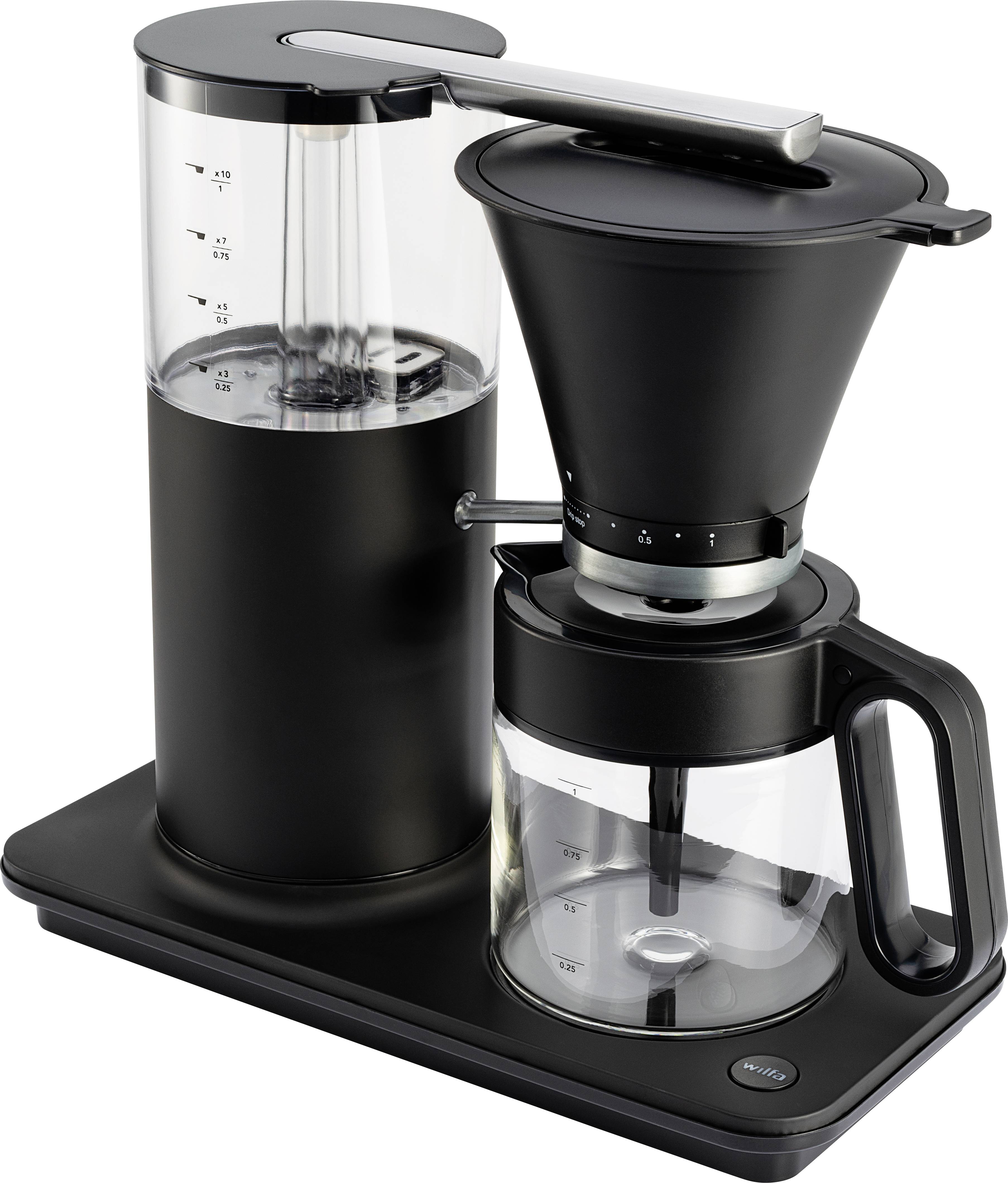 Wilfa CMC-100MB Kaffeemaschine Matt Schwarz  Fassungsvermögen Tassen=10 Glaskanne