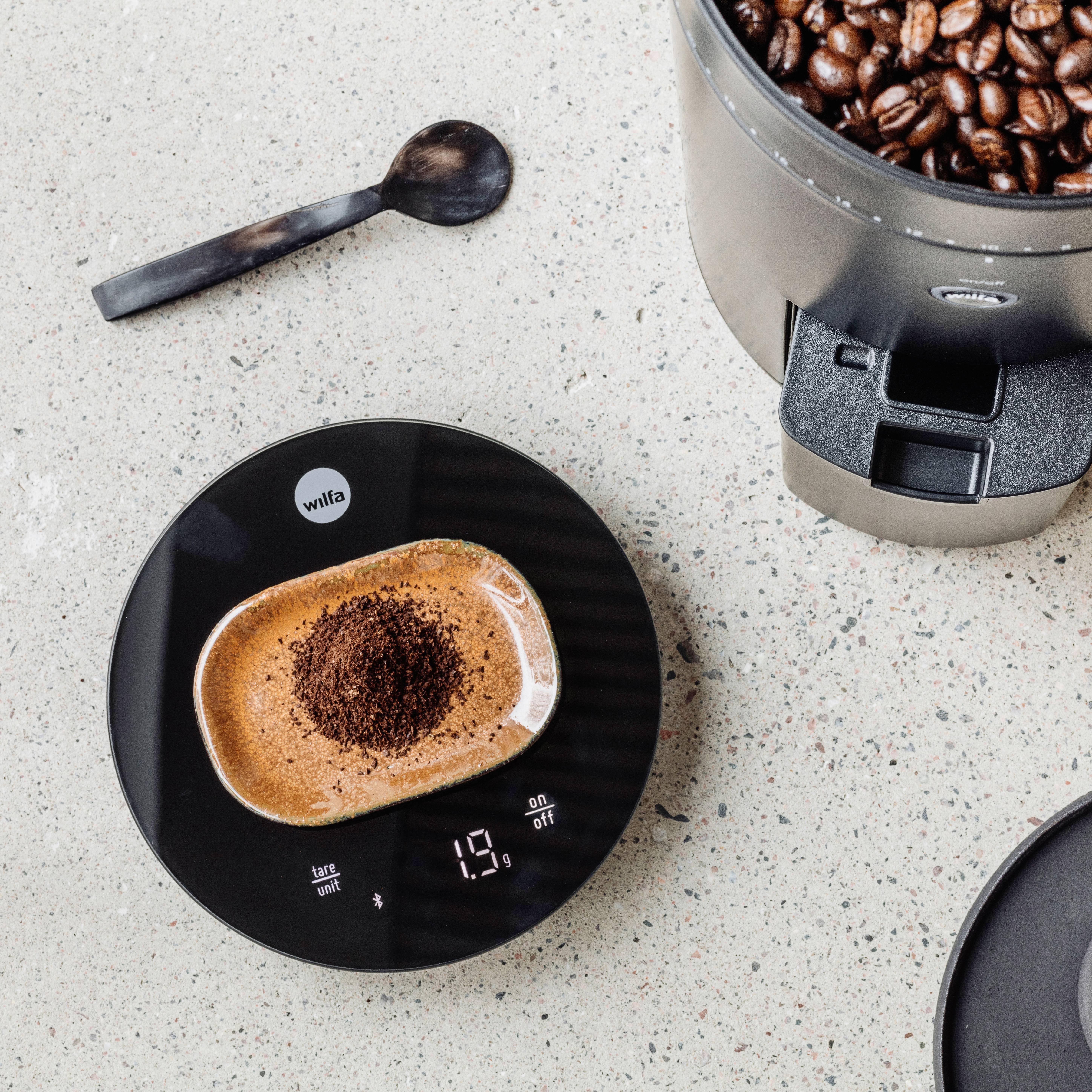 Wilfa WSFBS-100B 605776 Kaffeemühle Schwarz Edelstahl-Scheibenmahlwerk