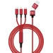Smrter USB-Ladekabel USB 2.0 USB-A Stecker, USB-C® Stecker, Apple Lightning Stecker, USB-Micro-B Stecker 1.20m Rot Smrter USB-Ladekabel USB 2.0 USB-A Stecker, USB-C® Stecker, Apple Lightning Stecker, USB-Micro-B Stecker 1.20m Rot
