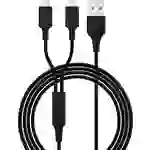 Smrter USB-Ladekabel USB 2.0 USB-A Stecker, USB-Micro-B Stecker 1.20m Schwarz SMRTER_HYDRA_DUO_M_BK Smrter USB-Ladekabel USB 2.0 USB-A Stecker, USB-Micro-B Stecker 1.20m Schwarz SMRTER_HYDRA_DUO_M_BK