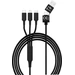 Smrter USB-Ladekabel USB 2.0 USB-A Stecker, USB-C® Stecker, Apple Lightning Stecker, USB-Micro-B Stecker 1.20m Schwarz Smrter USB-Ladekabel USB 2.0 USB-A Stecker, USB-C® Stecker, Apple Lightning Stecker, USB-Micro-B Stecker 1.20m Schwarz