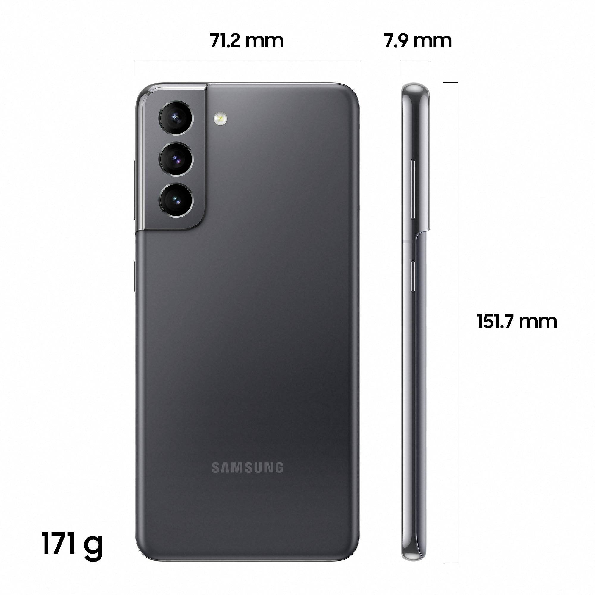 Samsung Galaxy S21 5G Enterprise Edition 128 GB Grau 15.7 cm (6.2 Zoll) Smartphone