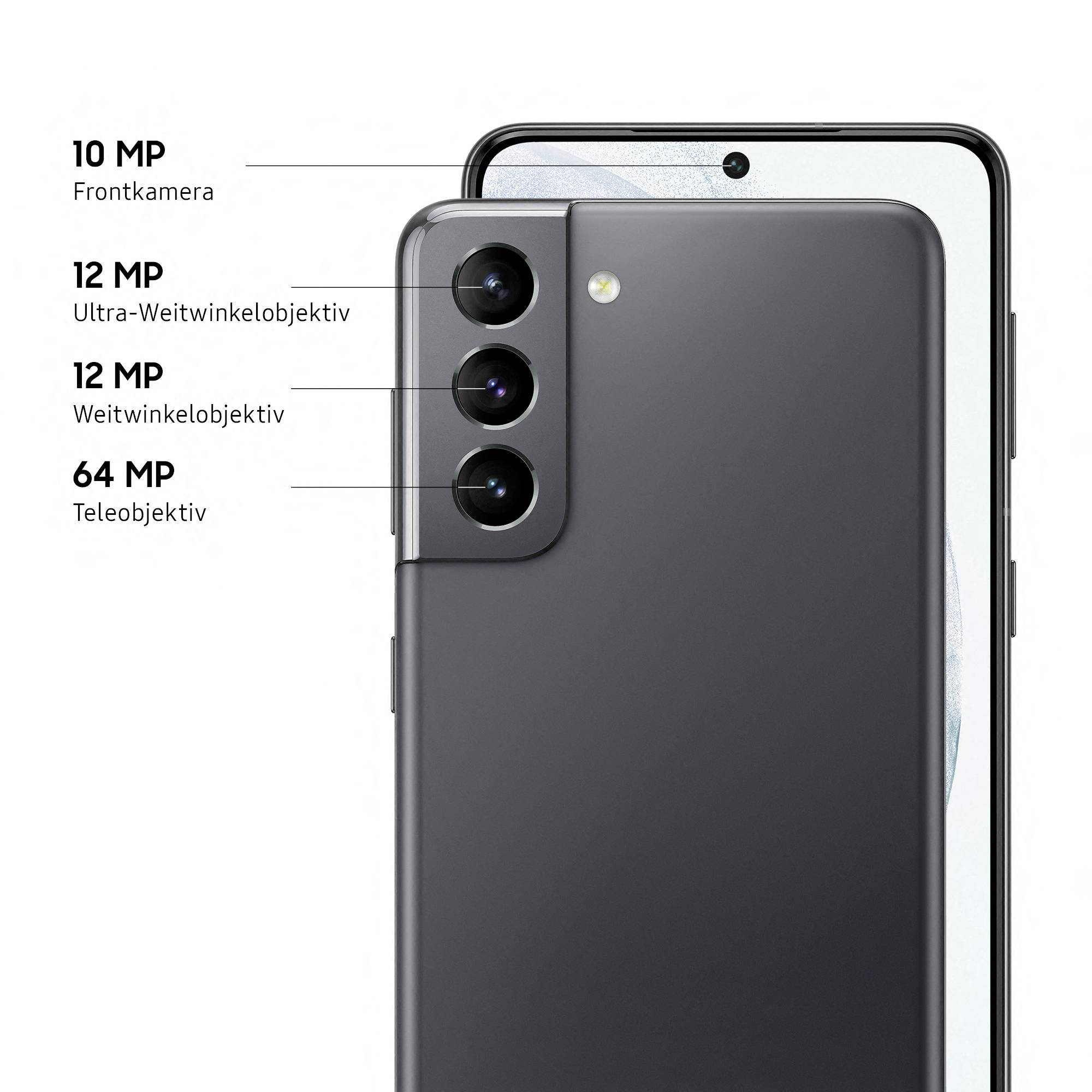 Samsung Galaxy S21 5G Enterprise Edition 128 GB Grau 15.7 cm (6.2 Zoll) Smartphone