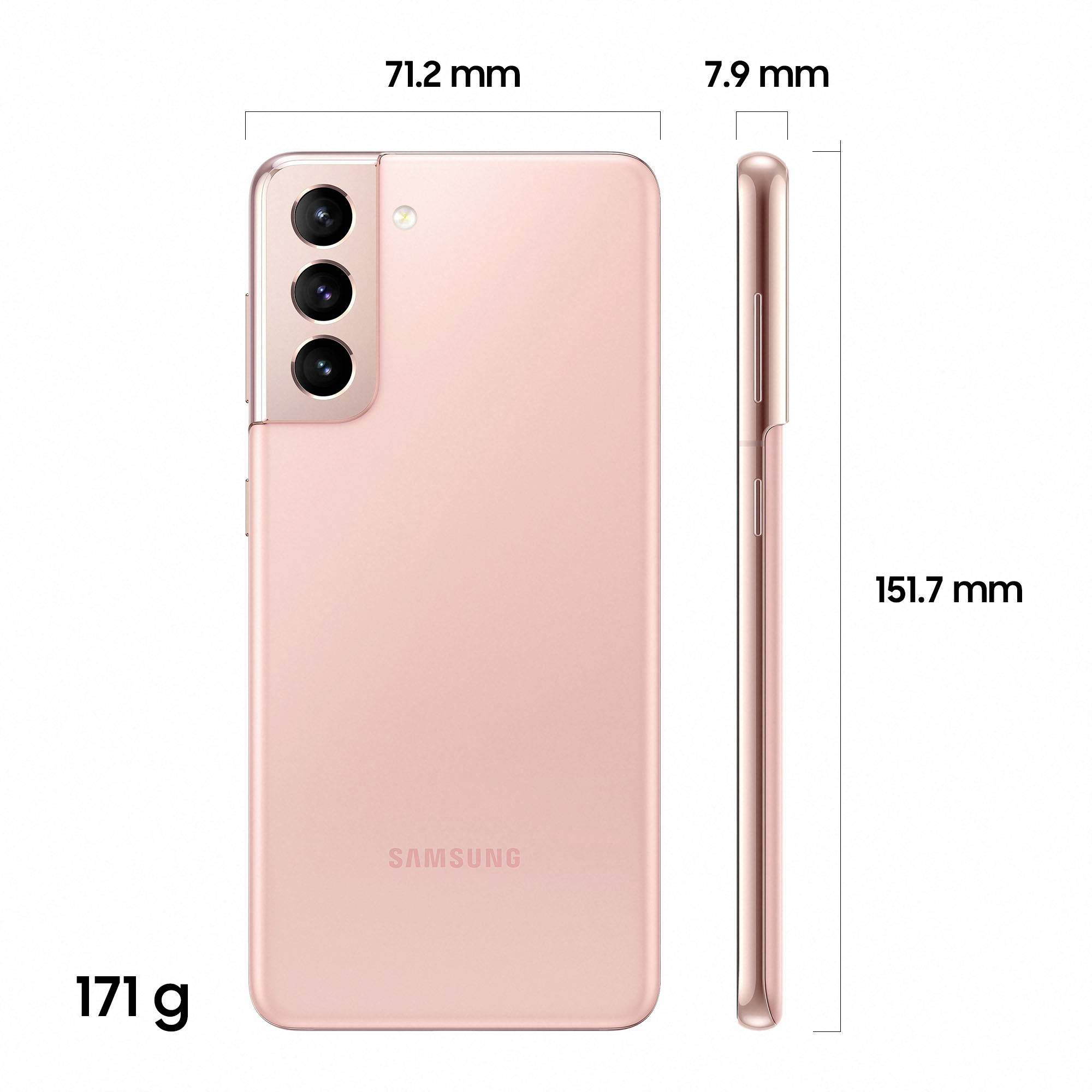 Samsung Galaxy S21 256 GB Pink 15.7 cm (6.2 Zoll) Smartphone