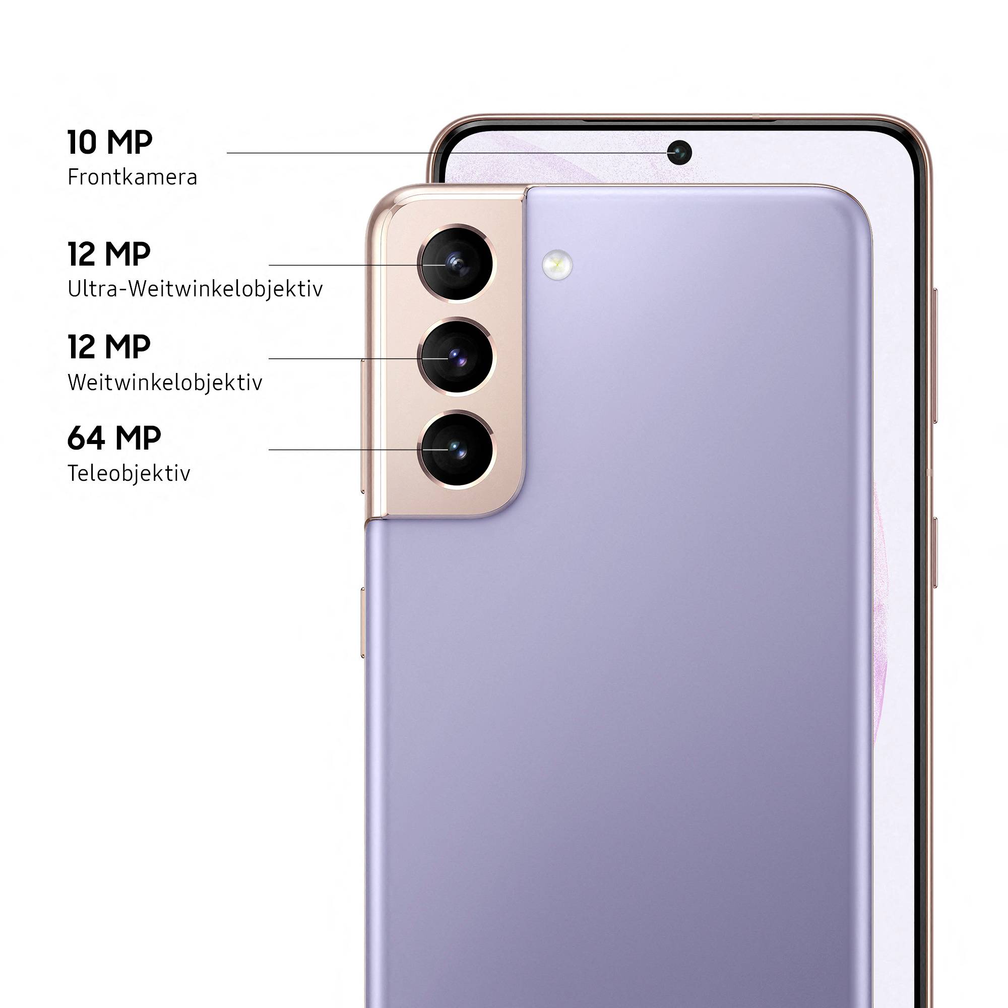 Samsung Galaxy S21 128 GB Violett 15.7 cm (6.2 Zoll) Smartphone