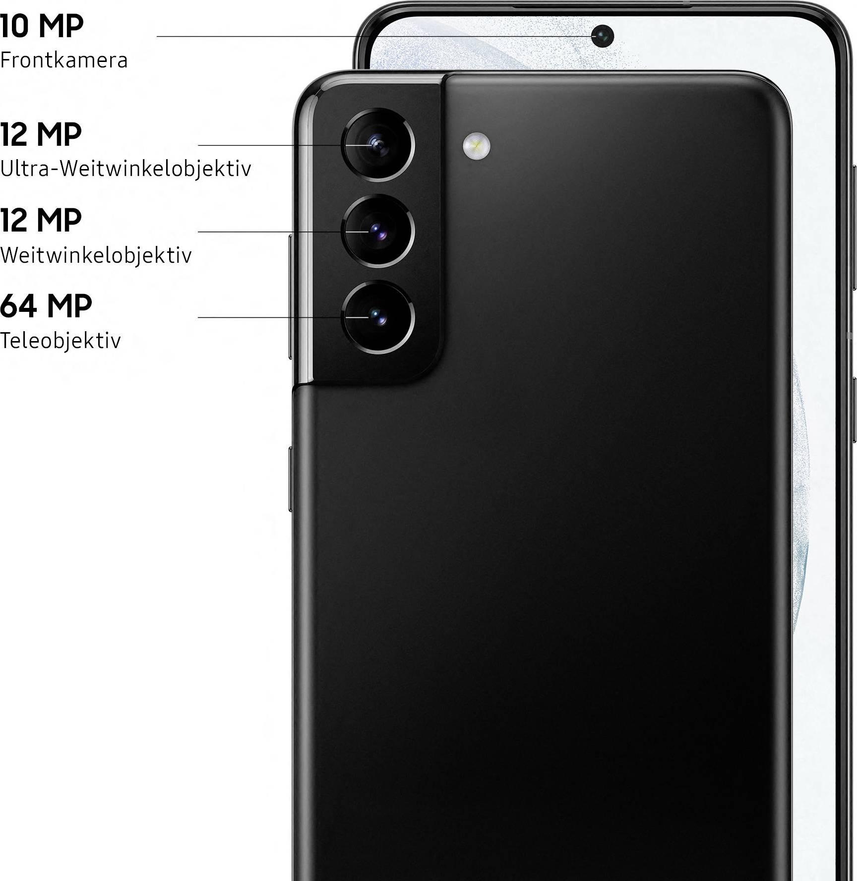 Samsung Galaxy S21+ 128 GB Schwarz 17 cm (6.7 Zoll) Smartphone