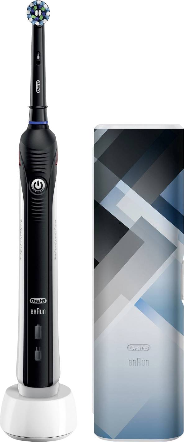 Oral-B Pro2 2500 Design Edition 2500 Elektrische Zahnbürste Rotierend/Oszilierend/Pulsieren Schwarz, Weiß