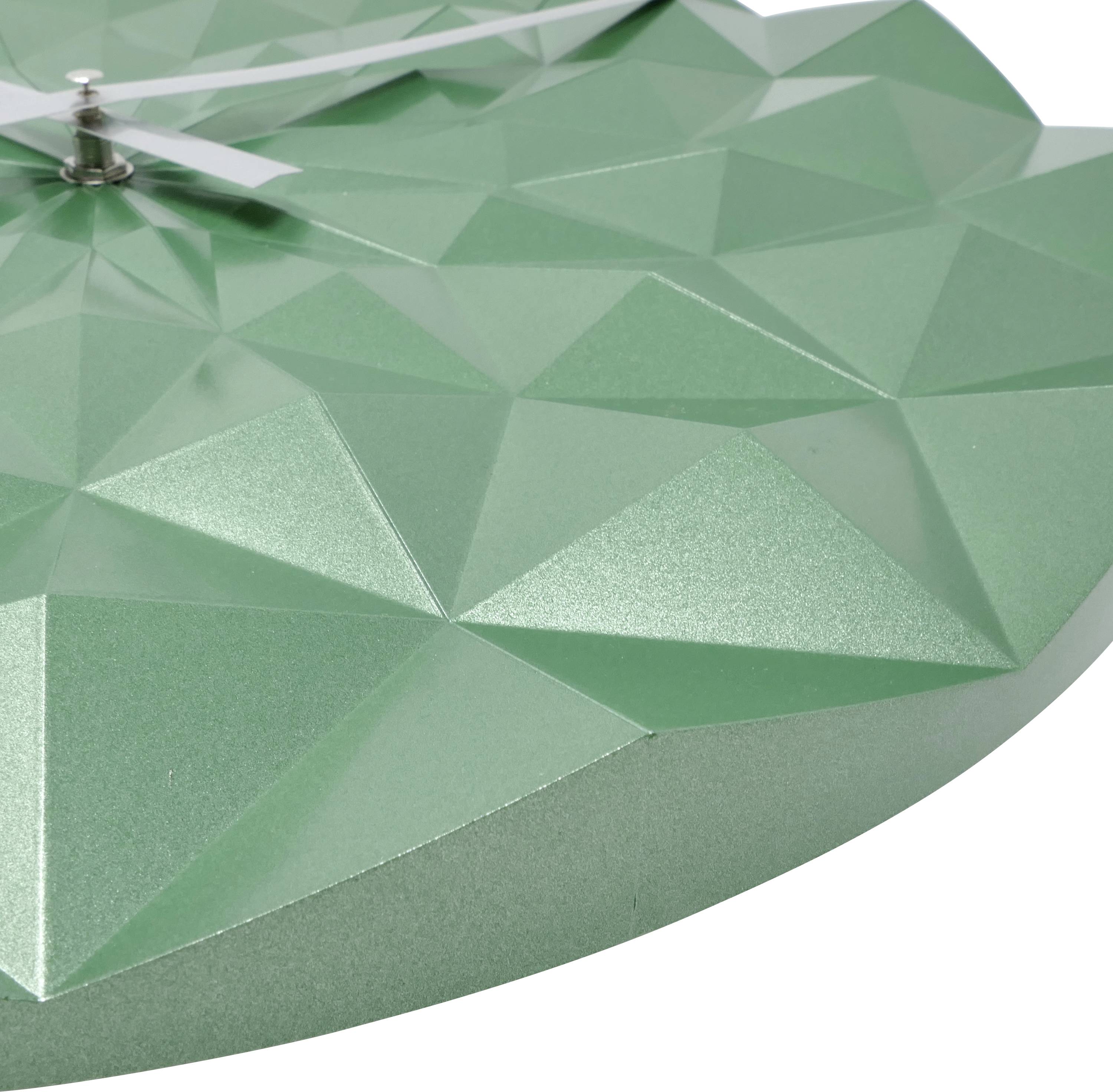 TFA Dostmann 60.3063.04 Quarz Wanduhr 396 mm x 44 mm Grün (metallic)