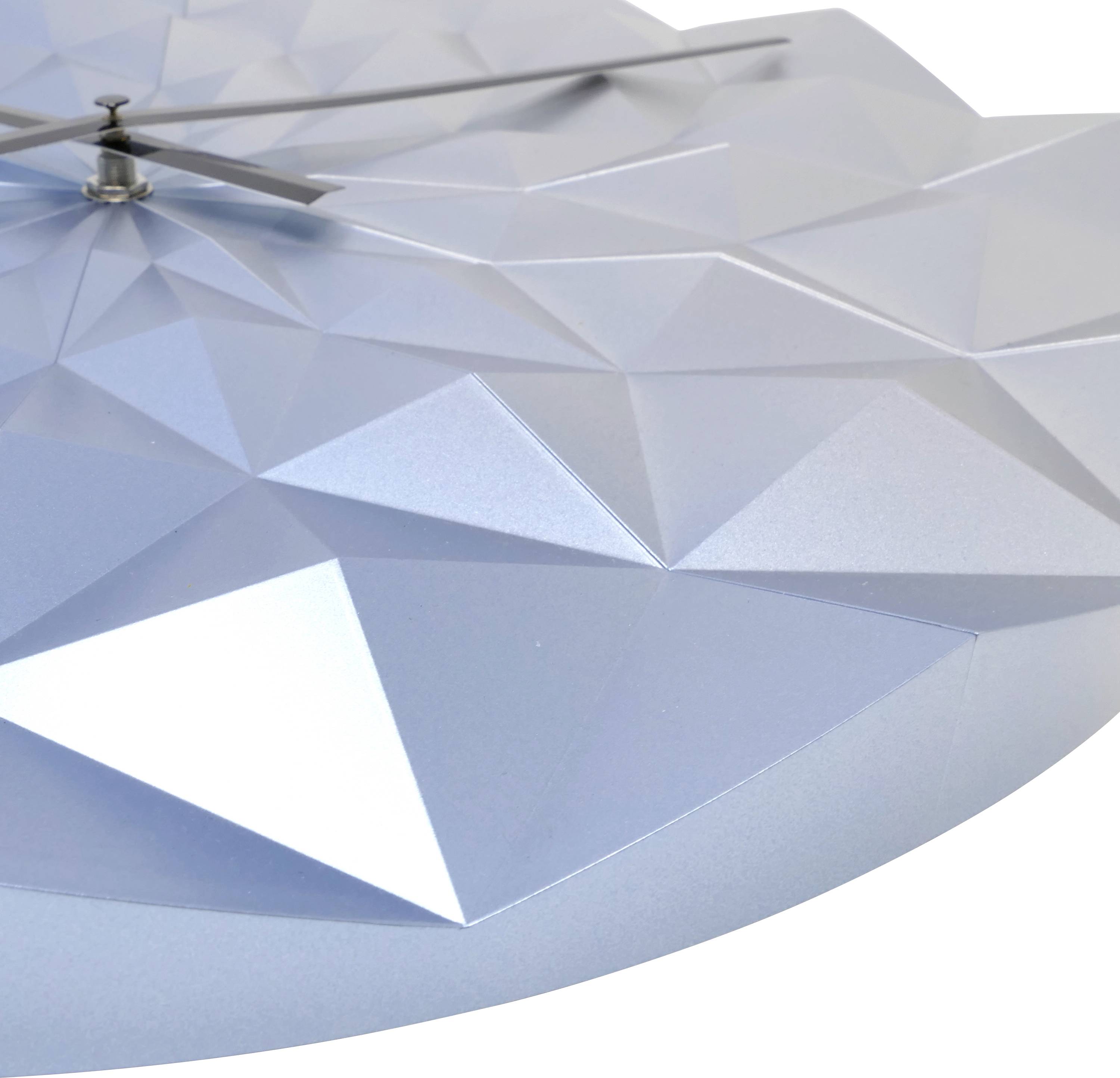 TFA Dostmann 60.3063.06 Quarz Wanduhr 396 mm x 44 mm Blau (metallic)