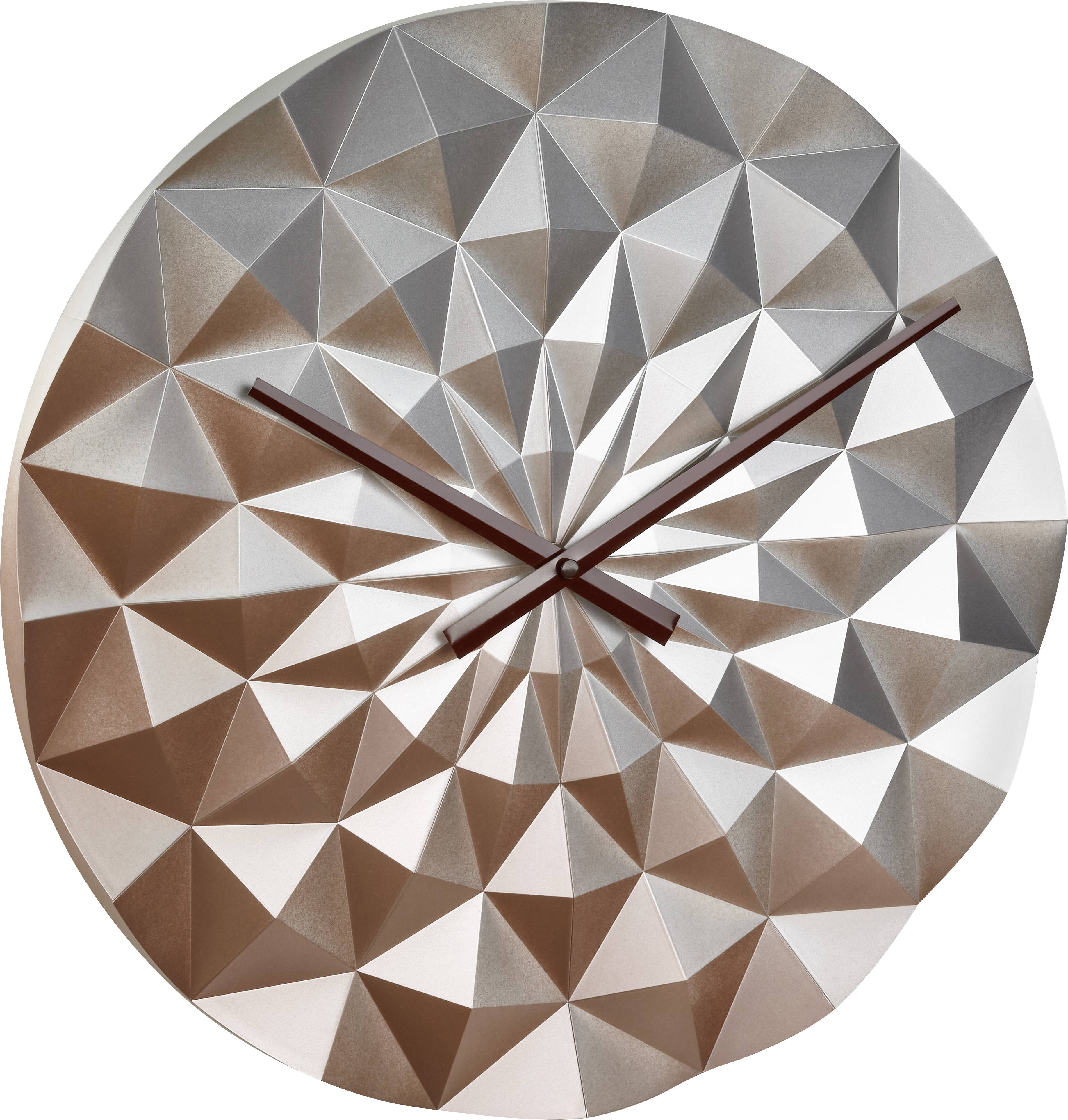 TFA Dostmann 60.3063.51 Quarz Wanduhr 396 mm x 44 mm Roségold, Metallic