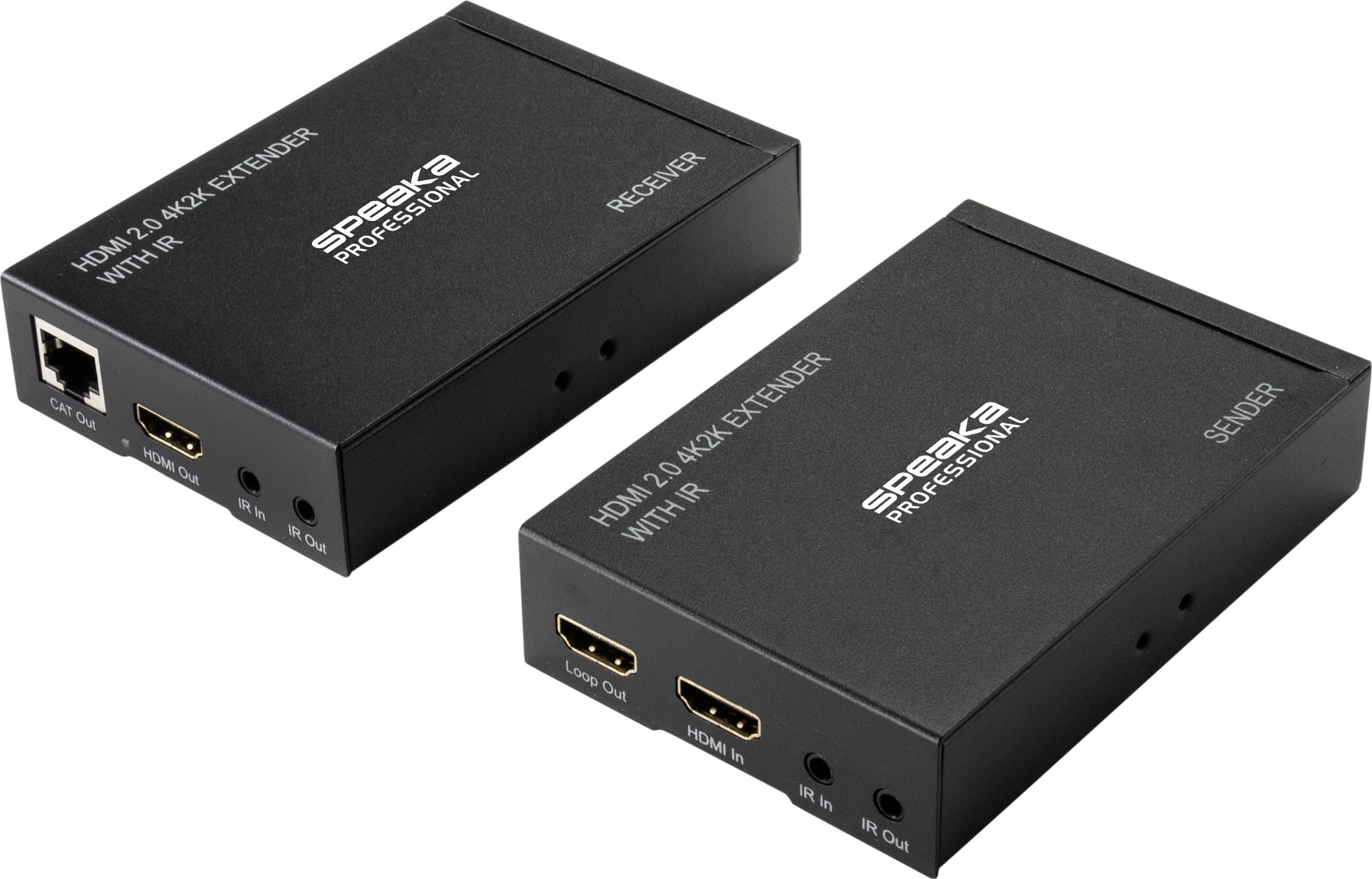 SpeaKa Professional SP-HDE-300 HDMI® Extender (Verlängerung) über Netzwerkkabel RJ45 60 m
