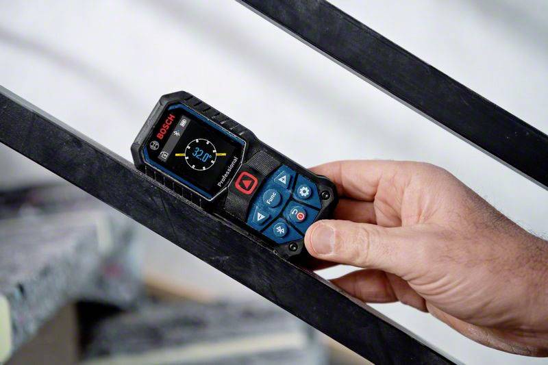 Bosch Professional GLM 50-27 C Laser-Entfernungsmesser Bluetooth, Stativadapter 6.3 mm (1/4"), Dokumentations-App 50 m