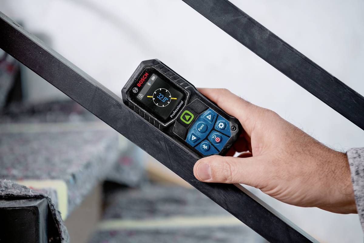 Bosch Professional GLM 50-27 CG Laser-Entfernungsmesser Bluetooth, Dokumentations-App, Stativadapter 6.3mm (1/4") 50m