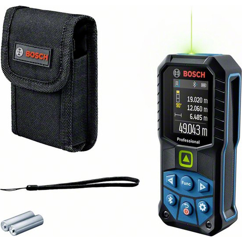 Bosch Professional GLM 50-27 CG Laser-Entfernungsmesser Bluetooth, Dokumentations-App, Stativadapter 6.3mm (1/4") Messbereich