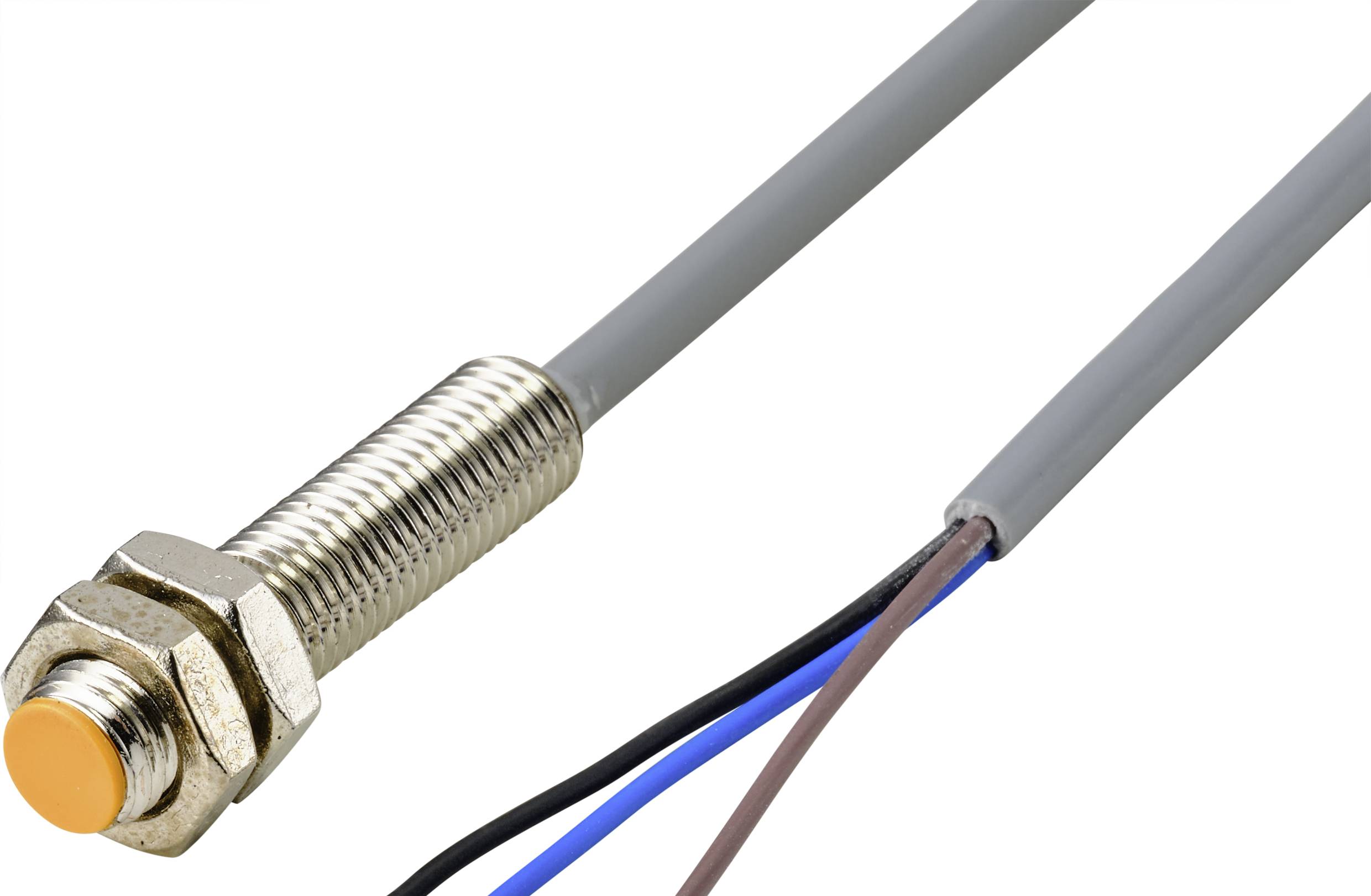 TRU COMPONENTS Induktiver Näherungsschalter M8 bündig PNP TC-9393056