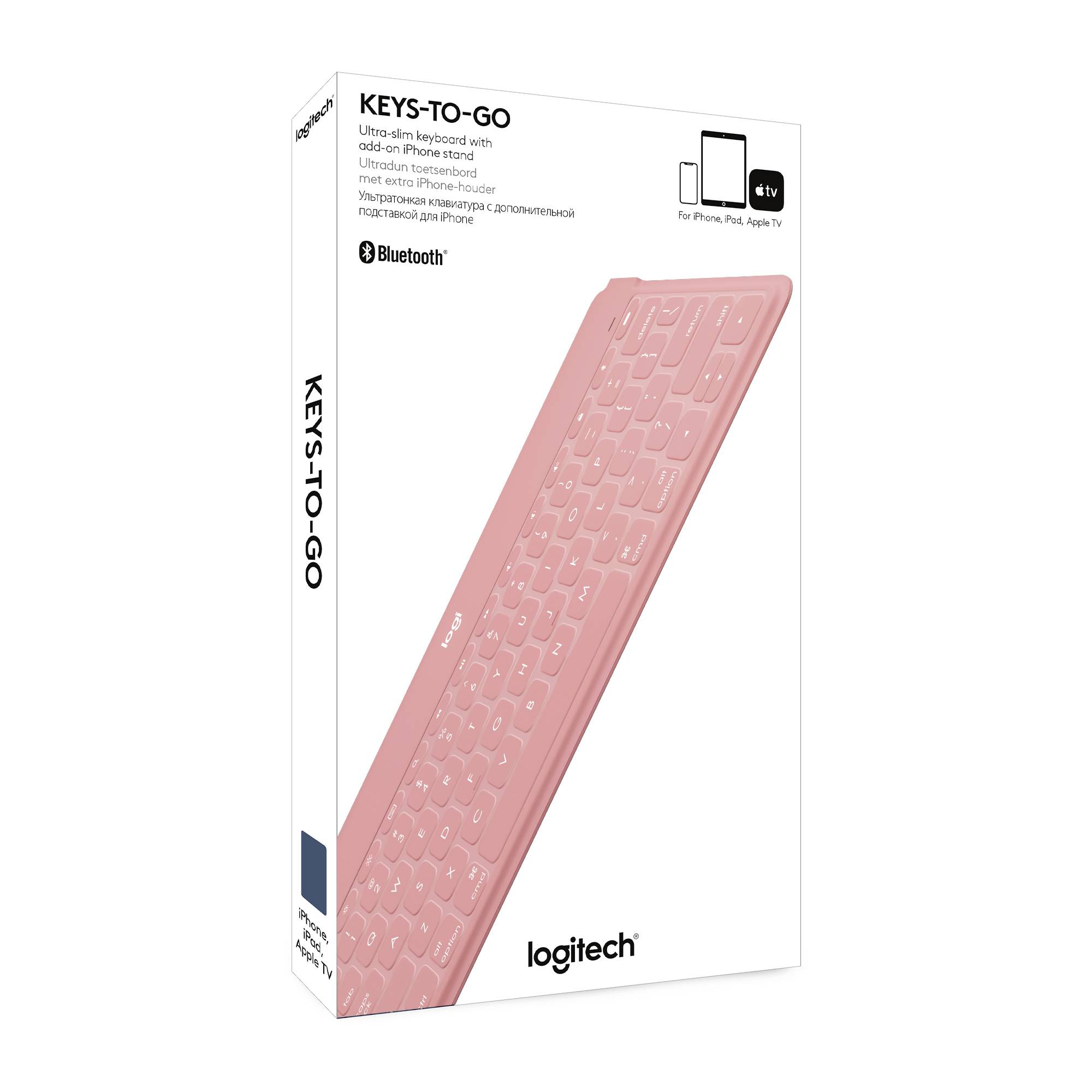 Logitech Keys-To-Go Tablet-Tastatur Passend für Marke (Tablet): Apple iPad, iPhone, Apple TV Apple iOS®