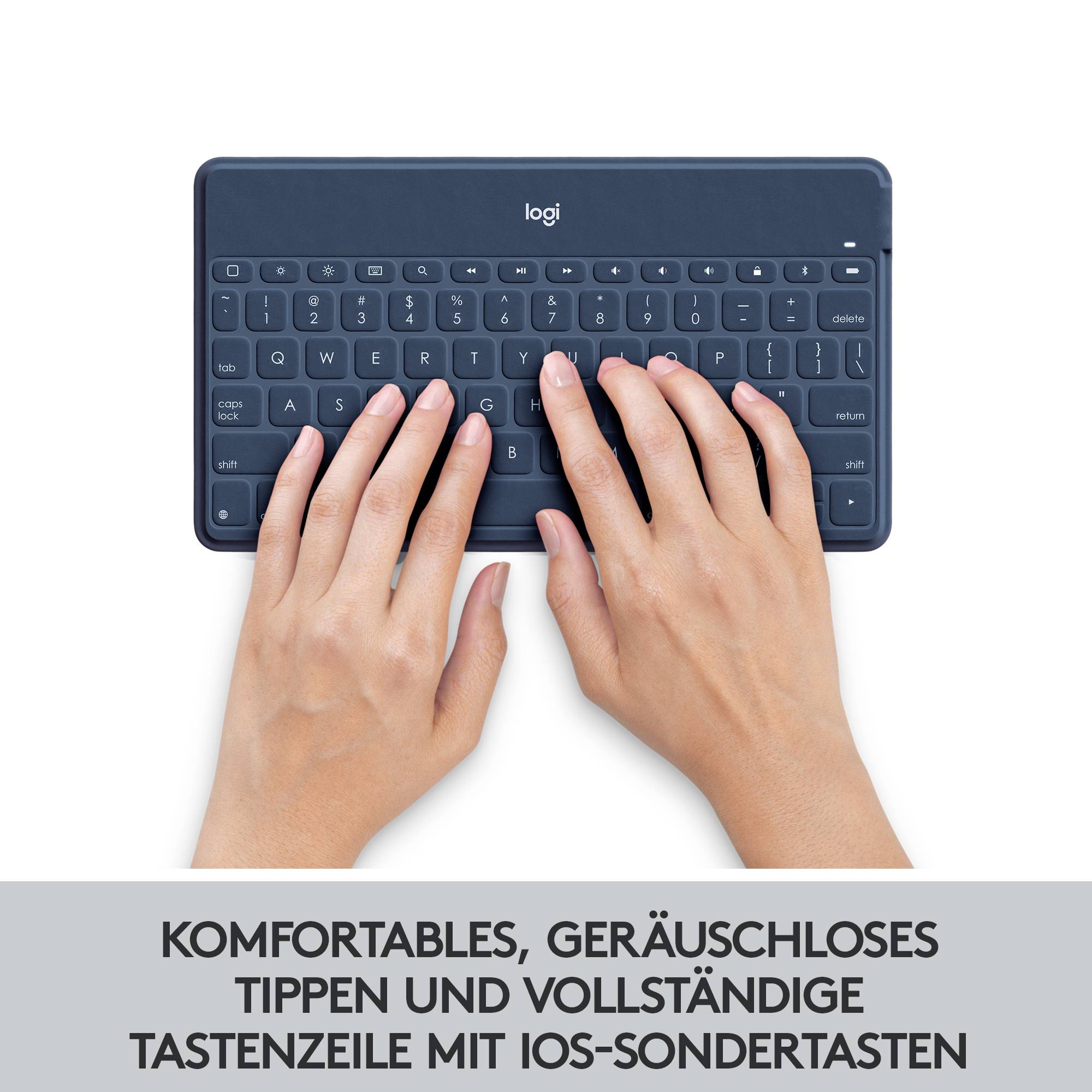 Logitech Keys-To-Go Tablet-Tastatur Passend für Marke (Tablet): Apple iPad, iPhone, Apple TV Apple iOS®