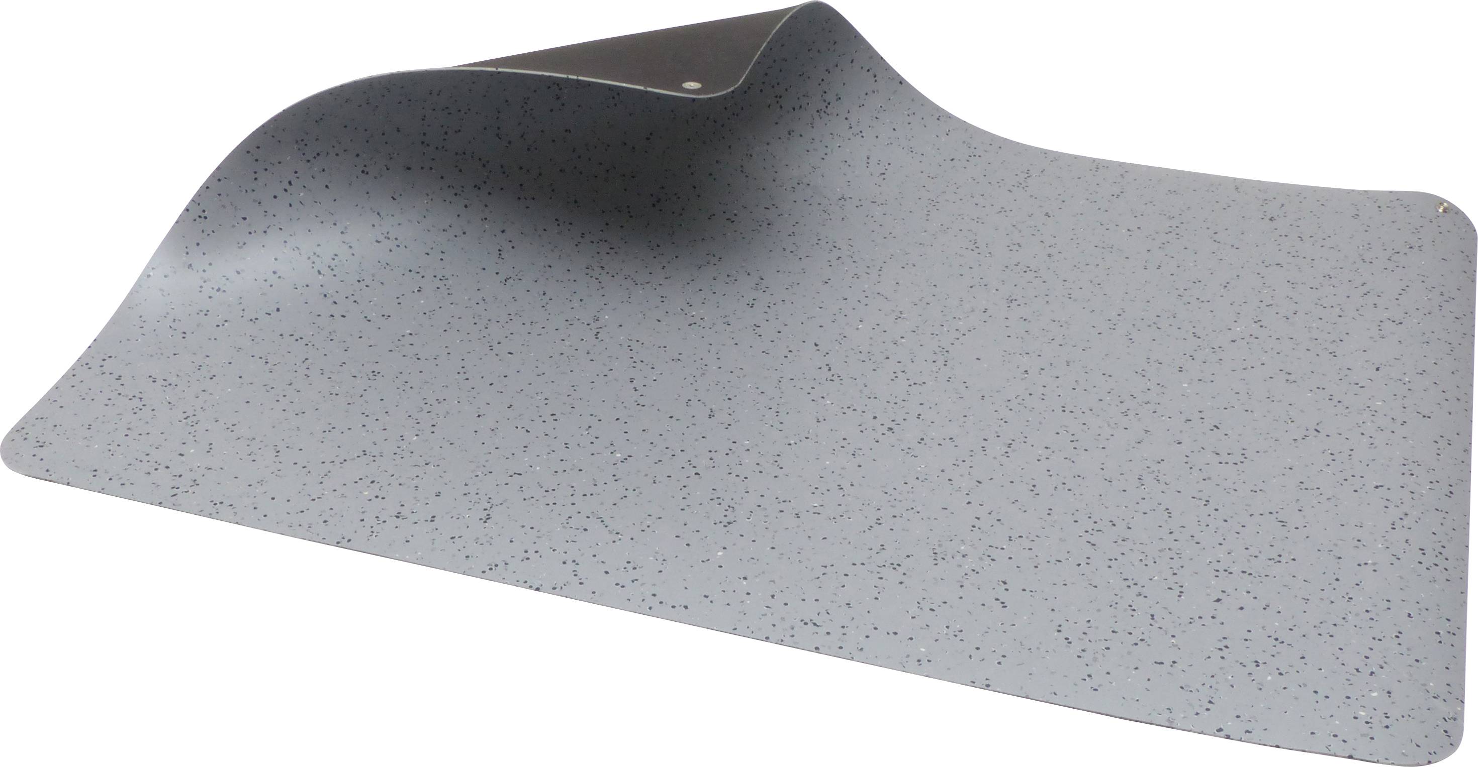 Wolfgang Warmbier PR-2.0 PVC ESD-Bodenmatte Grau (L x B x H) 2000 x 1500 x 2 mm inkl. Erdungskabel