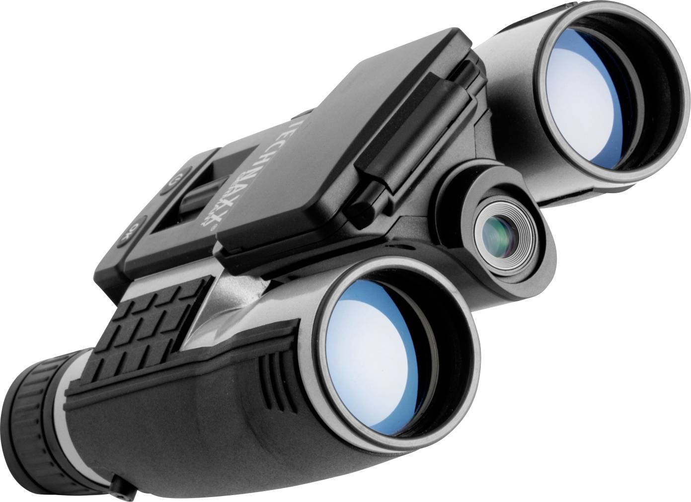 Technaxx Fernglas mit Digitalkamera TX-142 12-fach 25mm Binokular Schwarz/Silber 4863