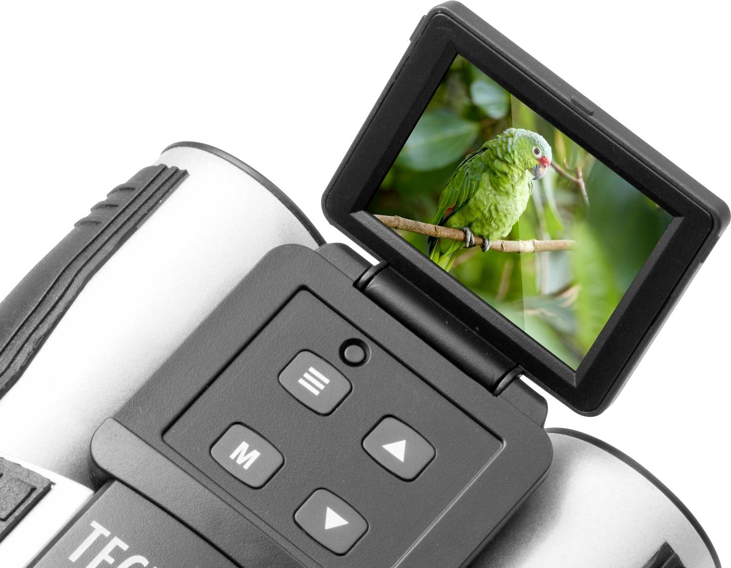 Technaxx Fernglas mit Digitalkamera TX-142 12-fach 25mm Binokular Schwarz/Silber 4863