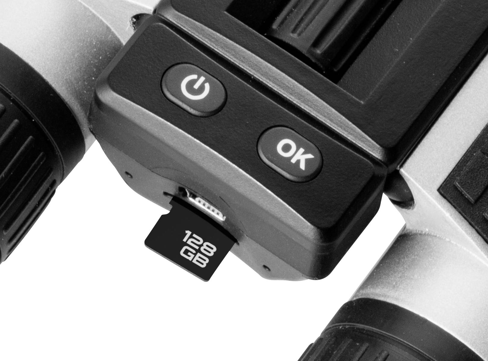 Technaxx Fernglas mit Digitalkamera TX-142 12-fach 25mm Binokular Schwarz/Silber 4863