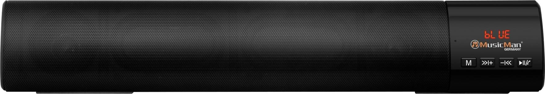 Music Man BT-X54 Soundbar, Mobiler Lautsprecher Schwarz Bluetooth®, USB