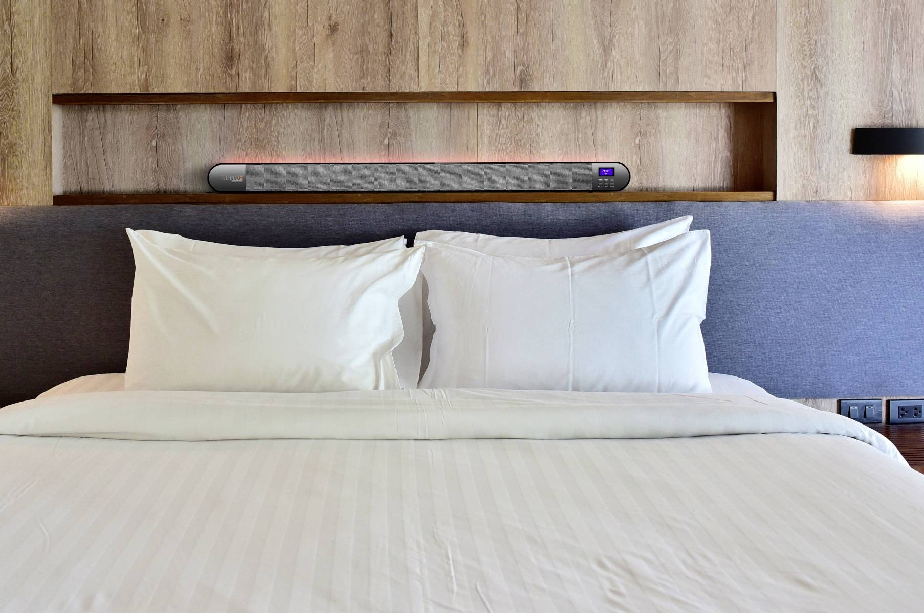 Technaxx TX-139 Soundbar 3-farbig Bluetooth®, USB, Lautsprecherbeleuchtung