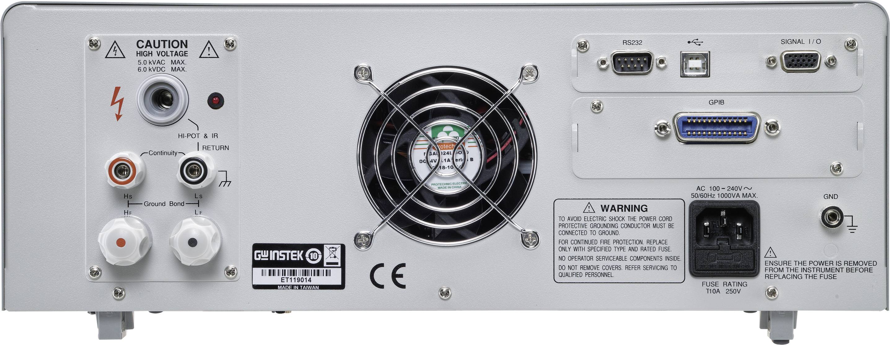 GW Instek GPT-15004 AC/DC/IR/GB Sicherheitsanalysator