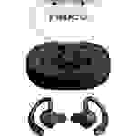 Lenco EPB-460BK pour le sport Oreillette Bluetooth noir micro-casque, arceau auriculaire, résistant à la sueur
