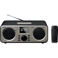 Lenco DAR-030 Tischradio DAB+, UKW Bluetooth® Weckfunktion Schwarz-Grau Lenco DAR-030 Tischradio DAB+, UKW Bluetooth® Weckfunktion Schwarz-Grau