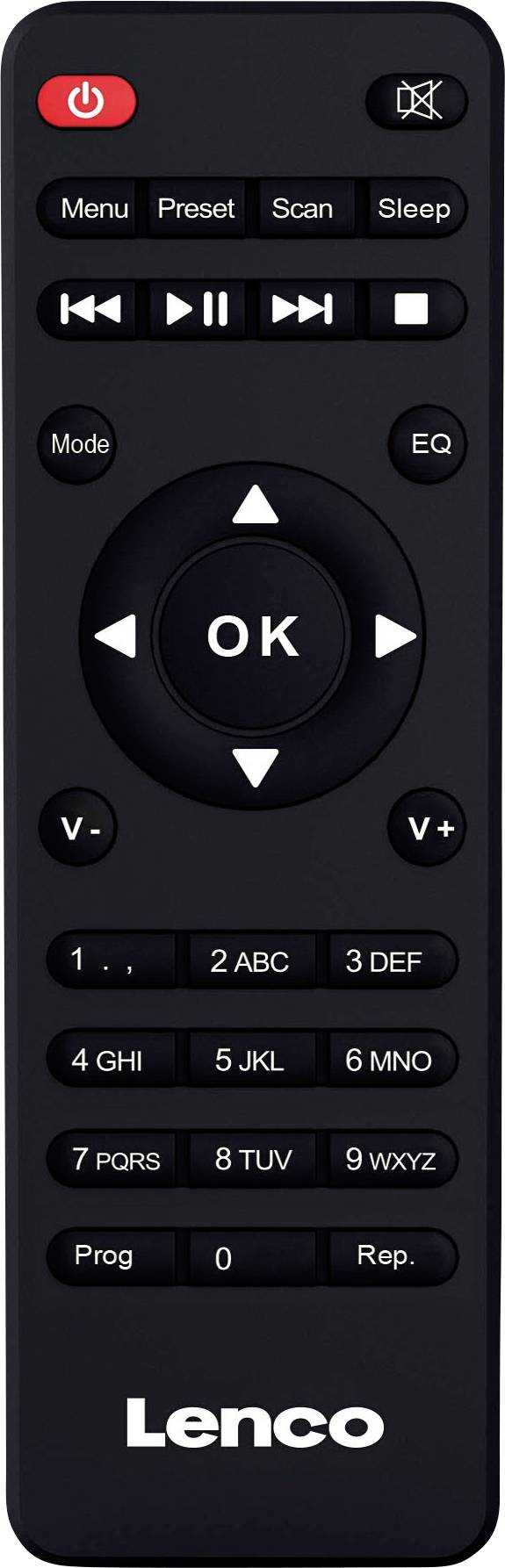 Lenco MC-250BK Stereoanlage Bluetooth®, CD, DAB+, Internetradio, USB, UKW, 2 x 10 W Schwarz