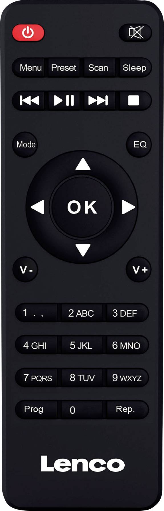 Lenco MC-250BK Stereoanlage Bluetooth®, CD, DAB+, Internetradio, USB, UKW, 2 x 10 W Schwarz