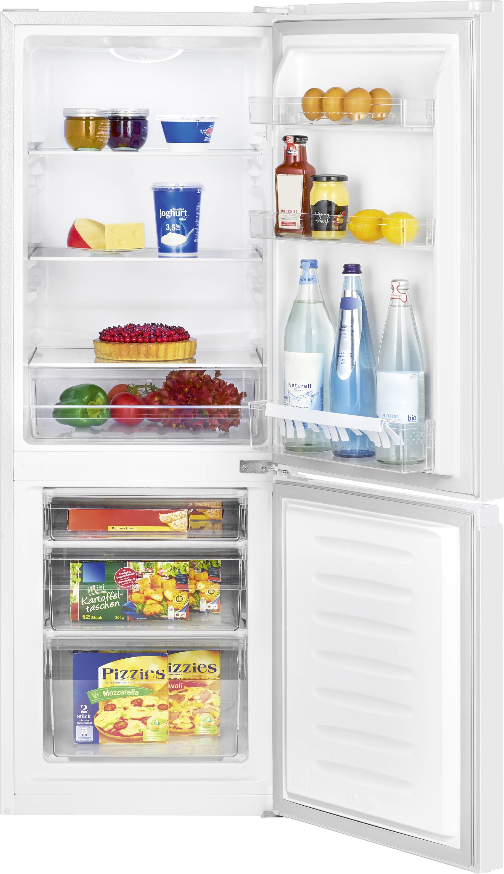 Bomann KG 320.2 weiß Kühl-Gefrier-Kombination EEK: E (A - G) 165 l Weiß