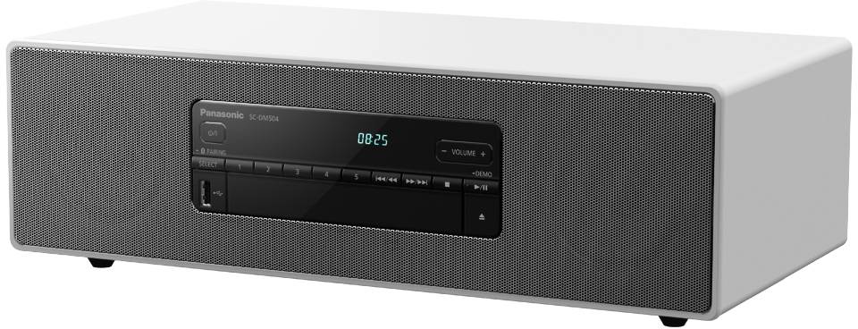 Panasonic SCDM504EGW Stereoanlage DAB+, CD, UKW, Bluetooth®, USB, AUX