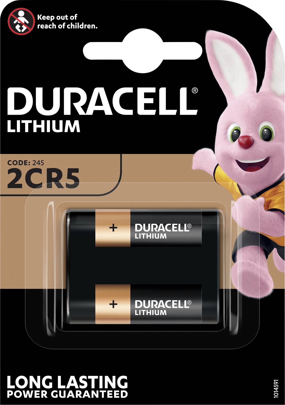 Duracell 2 CR 5 Fotobatterie 2CR5 Lithium 1400 mAh 6V 1St.