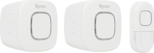 Byron DBY-24724 Funkklingel Komplett-Set mit Blinklicht, mit USB-Anschluss
