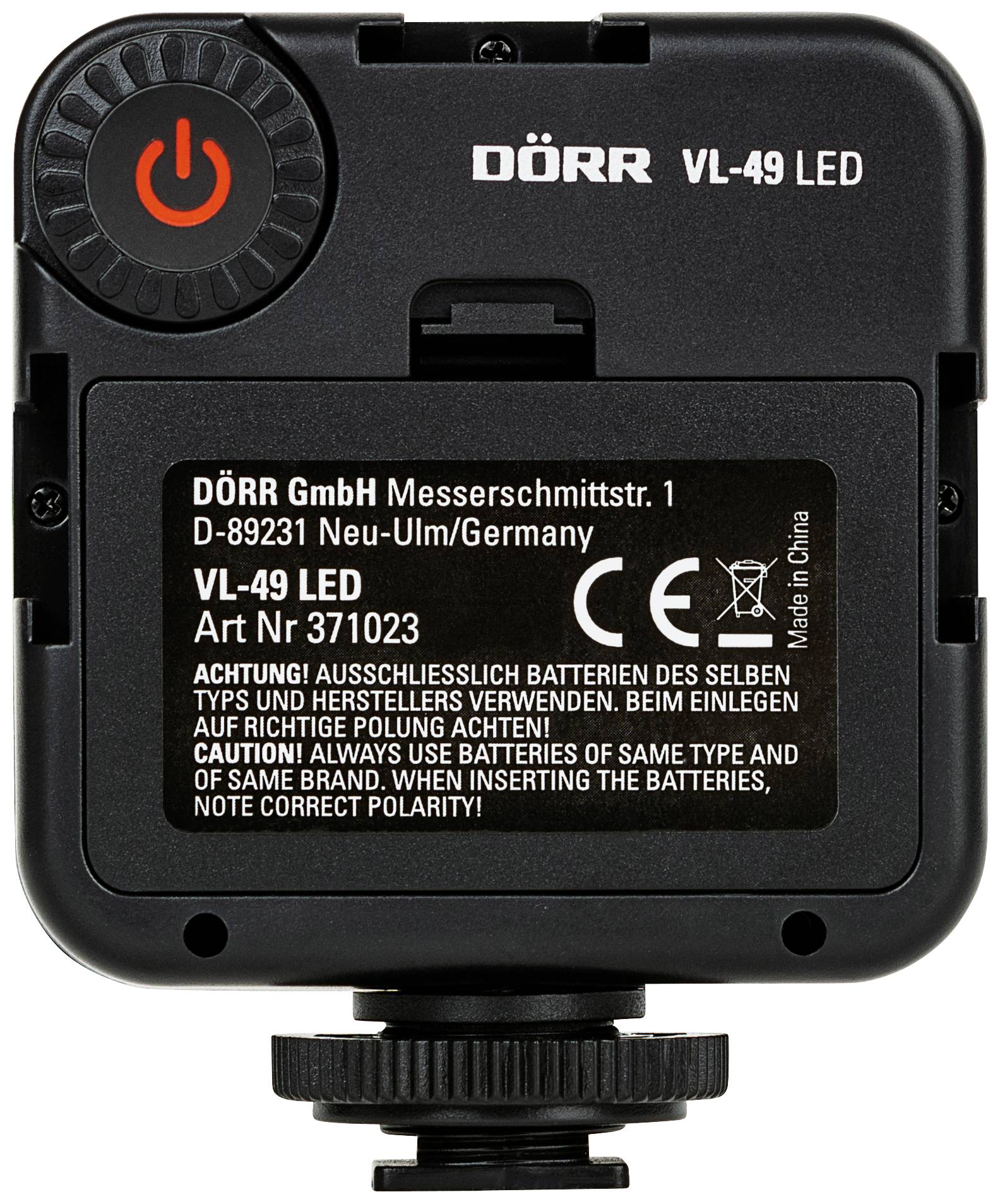 DÖRR VL-49 LED Videoleuchte Anzahl LEDs=49