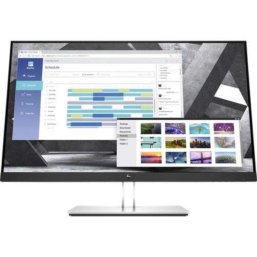 HP E27q G4 LED-Monitor 68.6cm (27 Zoll) EEK E (A - G) 2560 x 1440 Pixel QHD 5 ms VGA, HDMI®, DisplayPort, USB 3.2 Gen 1 (USB 3.0)
