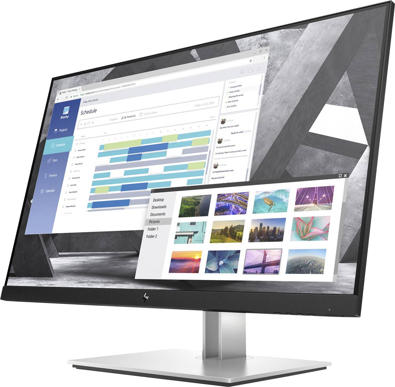 HP E27q G4 LED-Monitor EEK E (A - G) 68.6 cm (27 Zoll) 2560 x 1440 Pixel 16:9 5 ms VGA, HDMI®, DisplayPort, USB-A (USB 3.2 Gen 1) IPS LED