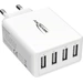 Ansmann HomeCharger HC430 USB Ladegerät 30 W 4x USB-A Weiß Innenbereich Ansmann HomeCharger HC430 USB Ladegerät 30 W 4x USB-A Weiß Innenbereich