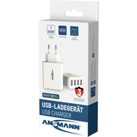 Ansmann HomeCharger HC430 USB Ladegerät 30 W 4x USB-A Weiß Innenbereich Ansmann HomeCharger HC430 USB Ladegerät 30 W 4x USB-A Weiß Innenbereich