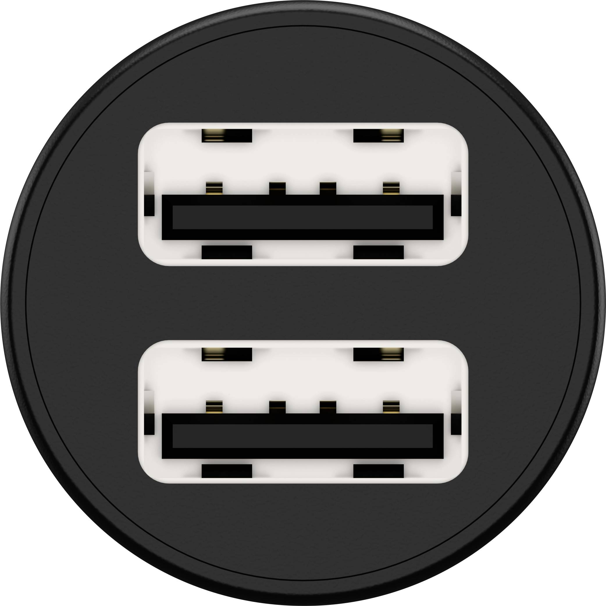 Ansmann InCar Charger CC212 USB Ladegerät 12 W 2x USB-A Schwarz KFZ, LKW