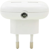 Ansmann NL15AC-2USB 1600-0407 Nachtlicht, Wandleuchte Oval LED Warmweiß Weiß Ansmann NL15AC-2USB 1600-0407 Nachtlicht, Wandleuchte Oval LED Warmweiß Weiß