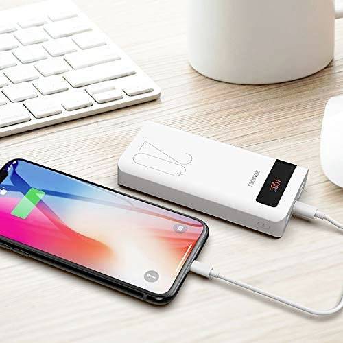 Romoss Sense 6PS+ Powerbank 20000 mAh Quick Charge Li-Ion Weiß Statusanzeige