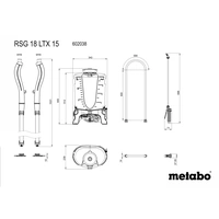 Metabo 602038850 RSG 18 LTX 15 Rückensprühgerät 15l Metabo 602038850 RSG 18 LTX 15 Rückensprühgerät 15l