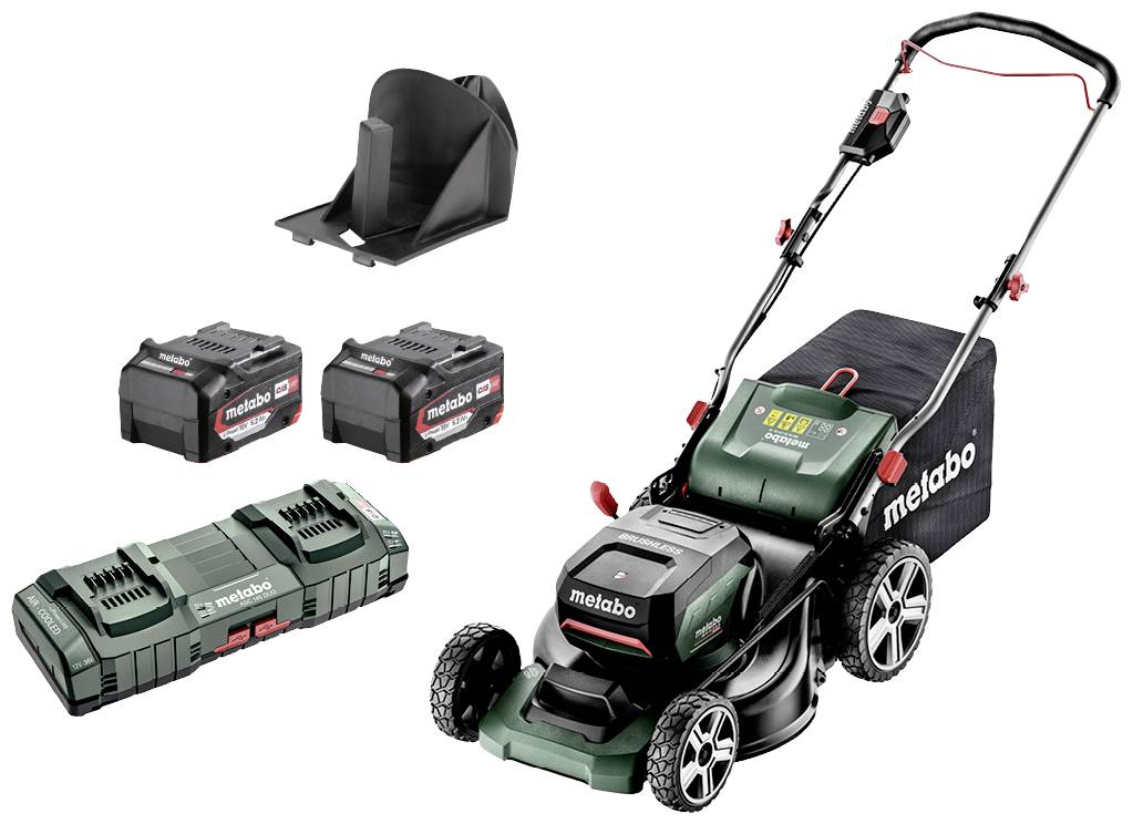 Metabo RM 36-18 LTX BL 46 Akku Akku-Rasenmäher inkl. 2. Akku, inkl. Ladegerät 5.2Ah Schnittbreite (max.) 46mm