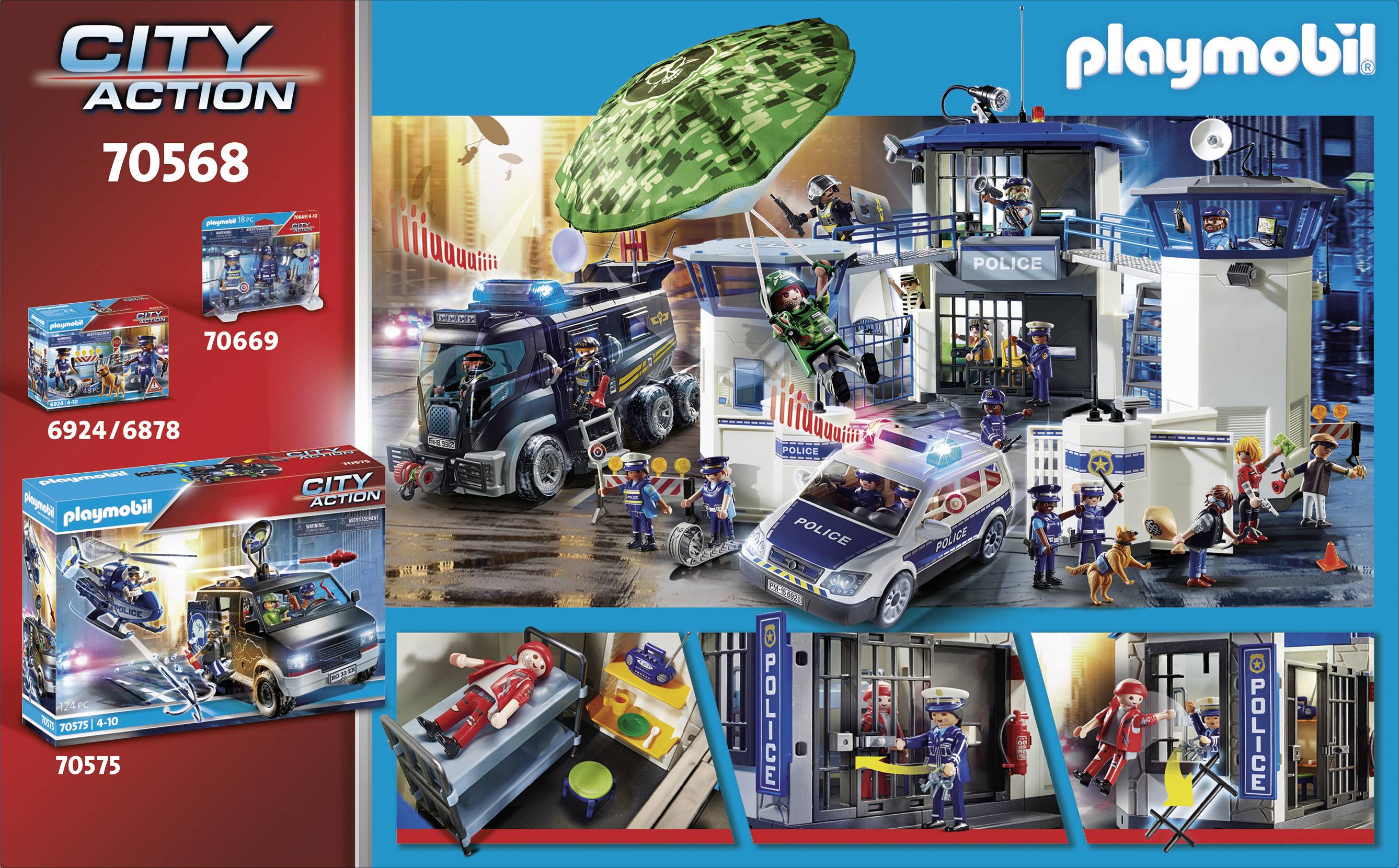 Playmobil® City Action Polizei: Flucht aus dem Gefängnis 70568